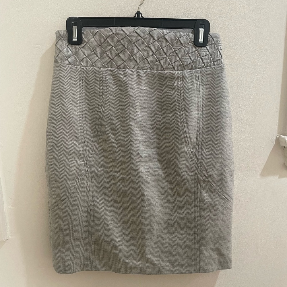 Adam Lippes Woven Braided Pencil Skirt